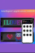 Led Matrix Panel Cama Yapışan Telefon Kontrollü Led Ekran Panel 16x96 - 192MM-898MM - 2