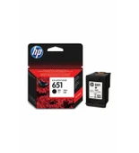 HP 651 Black Siyah Orjinal Kartuş |C2P10AE - 1