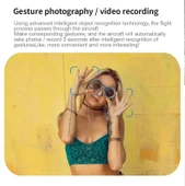 E99 Pro RC Drone 4K HD Kamera Katlanabilir WIFI FPV Yüksek Performans Gri kumandalı geniş açı Profesyonel ufak thumbnail 10