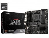 MSI B550M PRO-VDH WIFI AM4 DDR4 4400(OC) HDMI DVG VGA M.2 USB3.2 WIFI MATX - 1