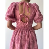 Wear Sırt Lucky Life Bağlama Detaylı Elbise - 9