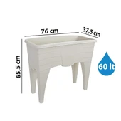 Omnipazar SO-AB02 Dekoratif Ayaklı Bahçe Yetiştirme Saksı 60 Litre No 2 thumbnail 4