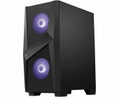MSI MAG FORGE 100M TEMPERLI CAM 2X RGB FAN, 1X 120MM FAN ATX GAMING BILGISAYAR KASASI - 3
