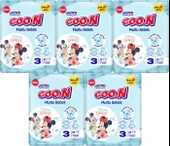 Goon Mutlu Bebek Bebek Bezi Beden:3 (7-12Kg) Midi 180 Adet Jumbo Mega Pk thumbnail 1