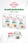 1000 gr 3 Adet Hacı Şakir Granül Matik Çamaşır Deterjanı Lavanta ve ROSIE thumbnail 1