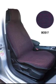 Universal Oto Koltuk Kılıfı Terletmez Minder 3 Parça BORDO RENK - 1
