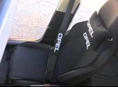 OPEL Nakışlı Ön İkili Oto Koltuk Minderi 2 Adet Boyun Yastığı 2 Adet Kemer Pedi SİYAH thumbnail 2
