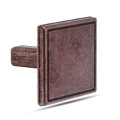 Düğme Kare Metal Eskitme Antik (4 ADET) Mobilya Mutfak Çekmece Dolap Dolabı Kulpu Kulbu Kulpları thumbnail 2