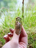 Trend Desenli Antik Ayarlanabilir Kadın Yüzük euy1268 thumbnail 3