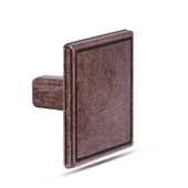 Düğme Kare Metal Eskitme Antik (4 ADET) Mobilya Mutfak Çekmece Dolap Dolabı Kulpu Kulbu Kulpları thumbnail 4