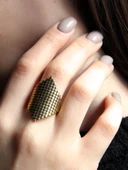 Trend Desenli Antik Ayarlanabilir Kadın Yüzük euy1269 thumbnail 1