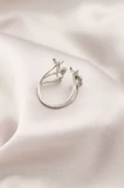 Gümüş Renk Metal Kelebek Model Kadın Yüzük - TJ-BYK2190 - 2