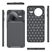 Gpack Xiaomi Poco F7 Ultra uyumlu Kılıf Negro Karbon Görünümlü Silikon - 2