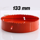 Bi Metal Panç Ø 133 mm Delik Açma Alçıpan Ahşap Pvc Delme Testeresi Adaptörsüz 1 Adet thumbnail 2