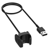 Fitbit Charge 4 Usb Şarj Aleti Şarj Kablosu (Siyah) - 1