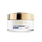 Loreal Paris Yaş Uzmanı Kırışıklık Karşıtı Gece Kremi 50+ Peptidler 50 ml - 1