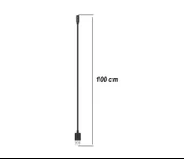 Xiaomi Mi Band 8 Manyetik Şarj Kablosu 100 cm (Siyah) - 4