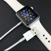 Apple Watch İçin Manyetik Şarj Kablosu 1 Metre (Beyaz) - 3