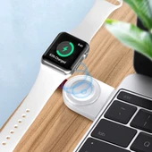 Apple İWatch 1-2-3-4-5-6-7-8 SE Magnetic Şarj Cihazı (Beyaz) - 4