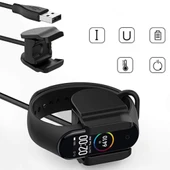 Xiaomi Mi Band 5 Klipsli Usb Şarj Kablosu 30CM (Siyah) - 4