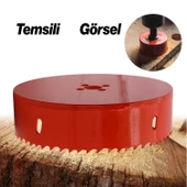 Bi Metal Panç Ø 152 mm Delik Açma Alçıpan Ahşap Pvc Delme Testeresi Adaptörsüz 1 Adet - 4