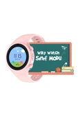 5S Akıllı Çocuk Saati - Görüntülü Arama, Gps, Sos, Sağlık Takibi, Güvenli Alan Pembe - 4