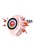 5S Akıllı Çocuk Saati - Görüntülü Arama, Gps, Sos, Sağlık Takibi, Güvenli Alan Pembe - 2