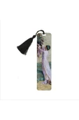 Vazo Yerleştiren Kız(osman Hamdi Bey) Baskılı, Püsküllü Kitap Ayracı (hediyelik Bookmark,ayraç-107) - 1