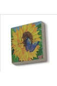 Kelebek Baskılı Taş Magnet 5X5 - 1