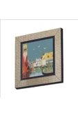 Venedik Görseli Baskılı MDF Magnet 7X7 - 1