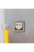 Amsterdam Görseli Baskılı MDF Magnet 7X7 Bej - 3