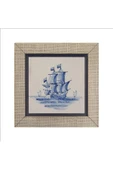 Hollanda Deseni Baskılı MDF Magnet 7X7 - 4