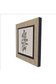 Zebur 46:10  Baskılı MDF Magnet 7X7 - 5