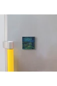 Ren Nehrinde Yıldızlı Bir Gece (Vincent Van Gogh, 1888) Baskılı Taş Magnet 5X5 - 3