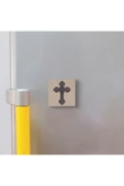 Haç Baskılı Taş Magnet 5X5 - 3