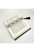 Italyan Desen Baskılı, Püsküllü Kitap Ayracı (hediyelik Bookmark,ayraç-134) - 2