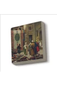 Halı Tüccarı (Osman Hamdi Bey, 1888) Baskılı Taş Magnet 5X5 - 1