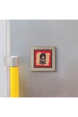Hz İsa Görseli Baskılı MDF Magnet 7X7 - 3