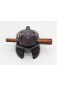 Ses Çıkaran Tayland Şans Kurbağası Kahve Renk 12 cm - 5