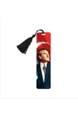 Mustafa Kemal Atatürk Baskılı, Püsküllü Kitap Ayracı (hediyelik Bookmark,ayraç-102) - 1