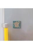 Fransa Sembolleri Baskılı Taş Magnet 5X5 - 3