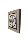 Tengricilik Sembolü Baskılı MDF Magnet 7X7 - 4