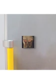Hz İsa Görseli Baskılı Taş Magnet 5X5 - 3
