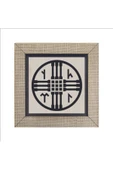 Tengricilik Sembolü Baskılı MDF Magnet 7X7 - 5