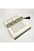 Italyan Desen Baskılı, Püsküllü Kitap Ayracı (hediyelik Bookmark,ayraç-135) - 2