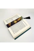 Mona Lisa Leonardo Da Vinci Baskılı Püsküllü Kitap Ayracı (hediyelik Bookmark,ayraç-106) - 2