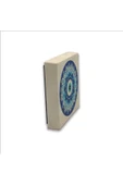Nazar Boncuklu Desen Baskılı Taş Magnet 5X5 - 4