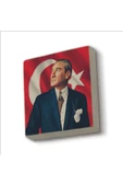 Mustafa Kemal Atatürk Baskılı Taş Magnet 5X5 - 1