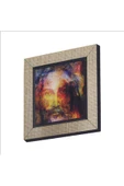 Hz. Isa Görseli Baskılı MDF Magnet 7X7 - 1