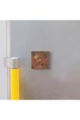 Kadın Başı Eskizi (Leonardo Da Vinci, 1508) Baskılı Taş Magnet 5X5 - 3